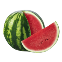 A fresh watermelon highlighting natural hydration and Fresh Fruits Wellness.